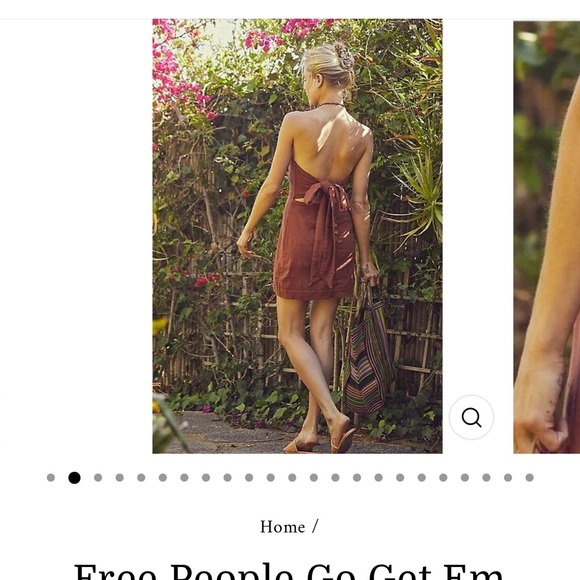 Free People Go Get Em Skort Romper Dress - Picture 2 of 7